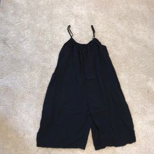 4 for $12// Black Capri Jumpsuit